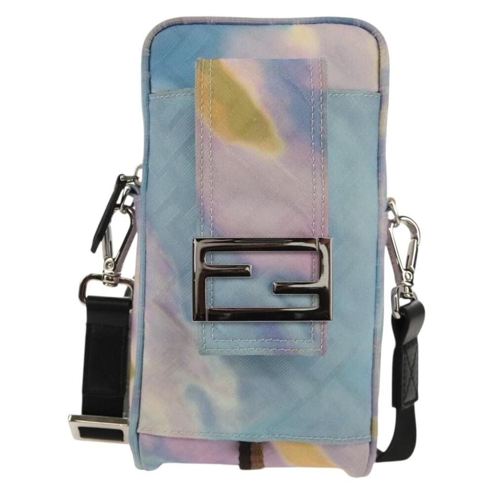 Fendi Zucca Shoulder Bag Blue